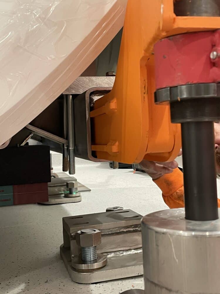 Builder Hensel Phelps and MRI machine manufacturer Siemens collaborated on the vibration-isolating design. © Hensel Phelps