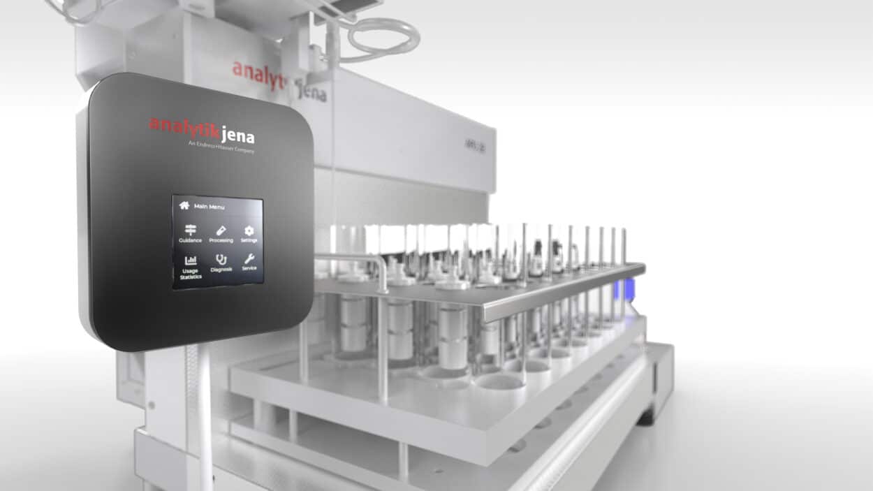 The APU 28 connect, a fast preparation system for water samples. (Credit: Analytik Jena)