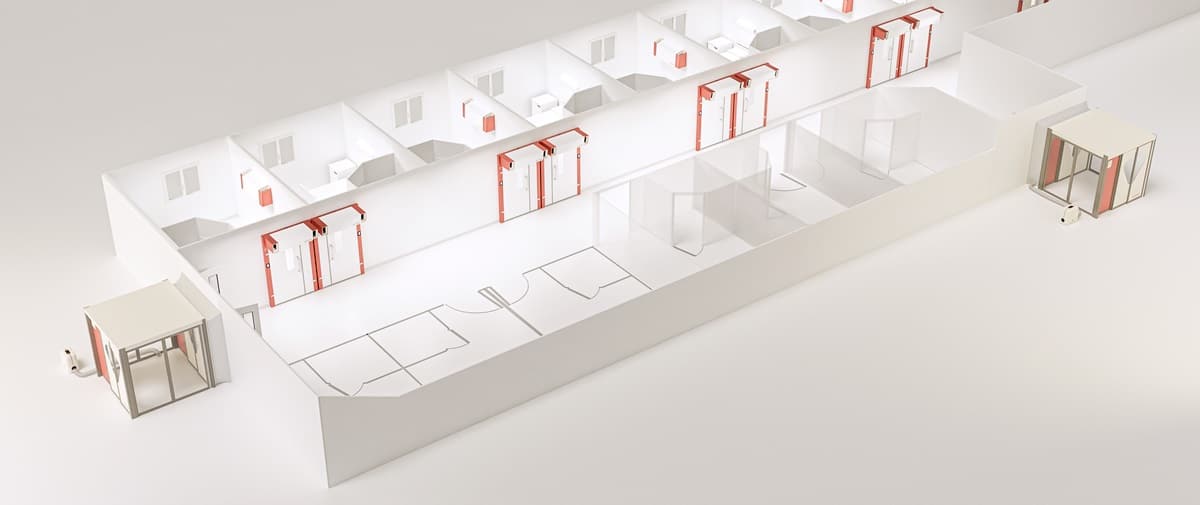 The Agema system in hospital. (Credit: Aspida)