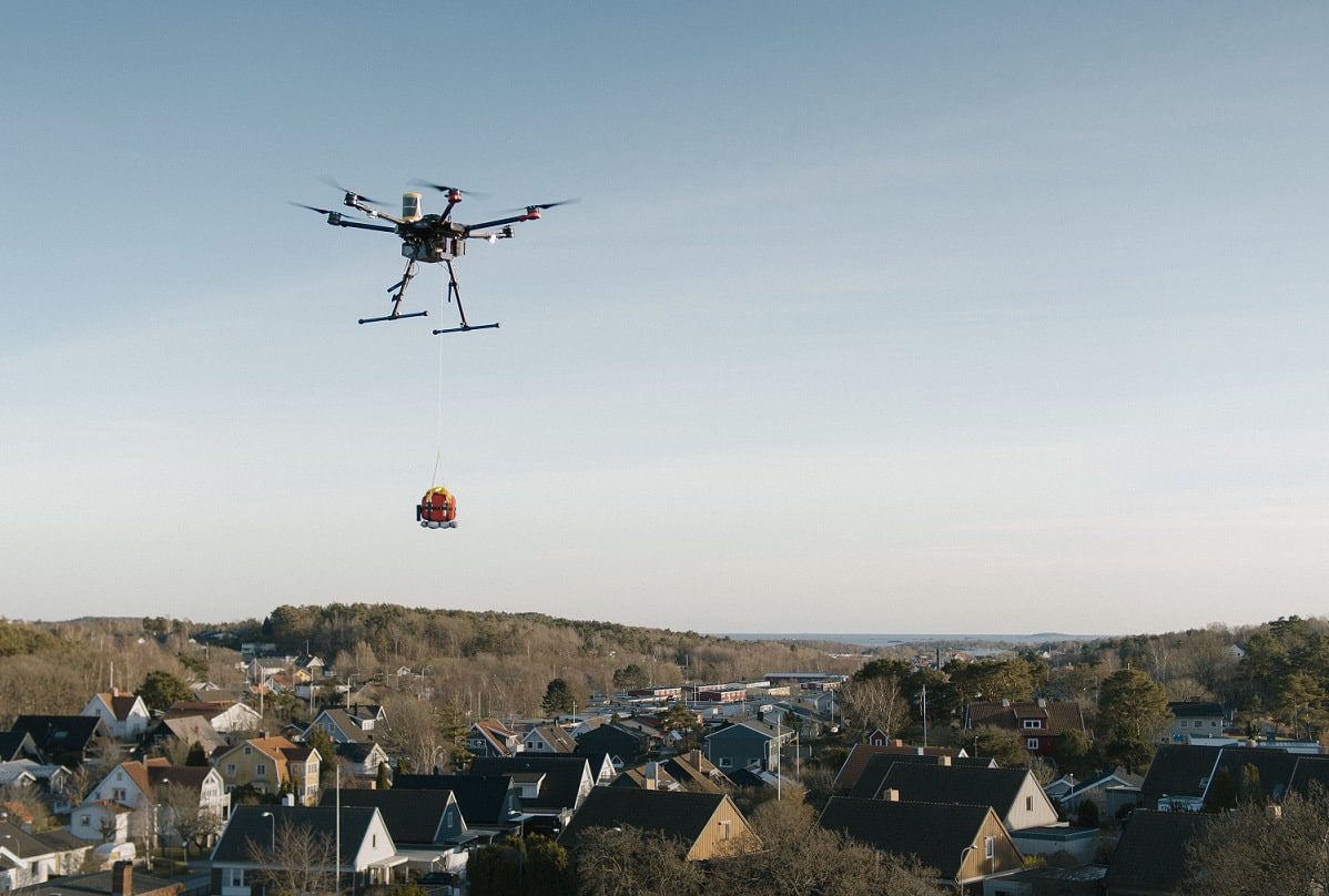 Autonomous Drones Deliver Automated External Defibrillators