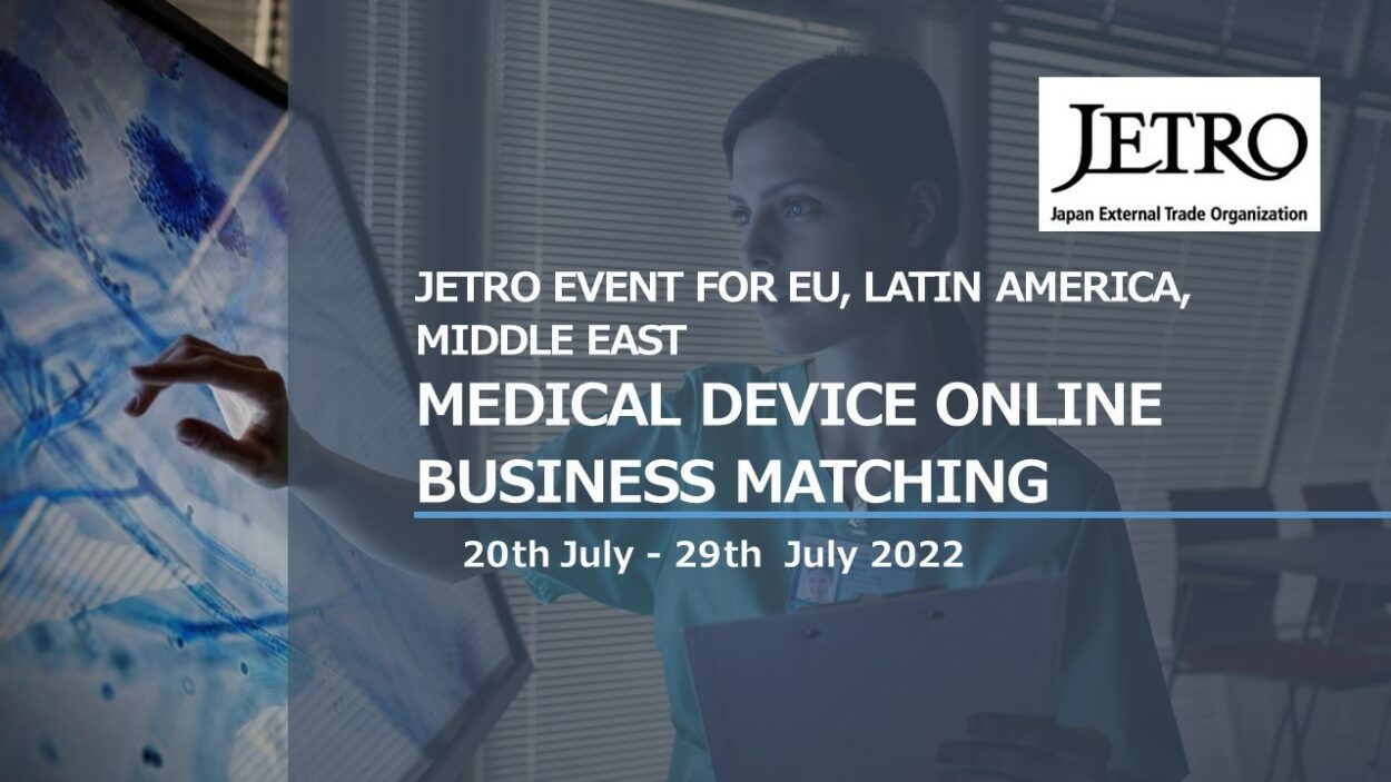 SPONSORED. Japan Medical Device Online Business Matching Event