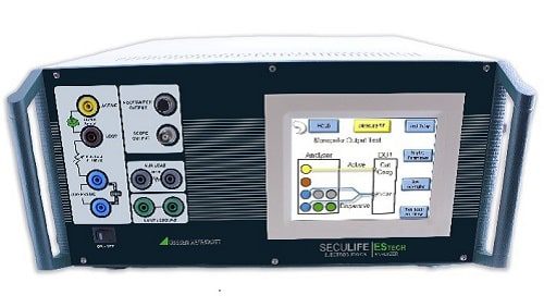 ESU-Generator Analyzer SECULIFE ES TECH. (Credit: GOSSEN METRAWATT)