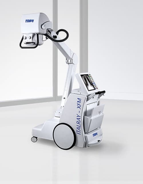 xfm_640x565_colorato The XFM, a mobile digital x-ray system. (Credit: Italray Srl)