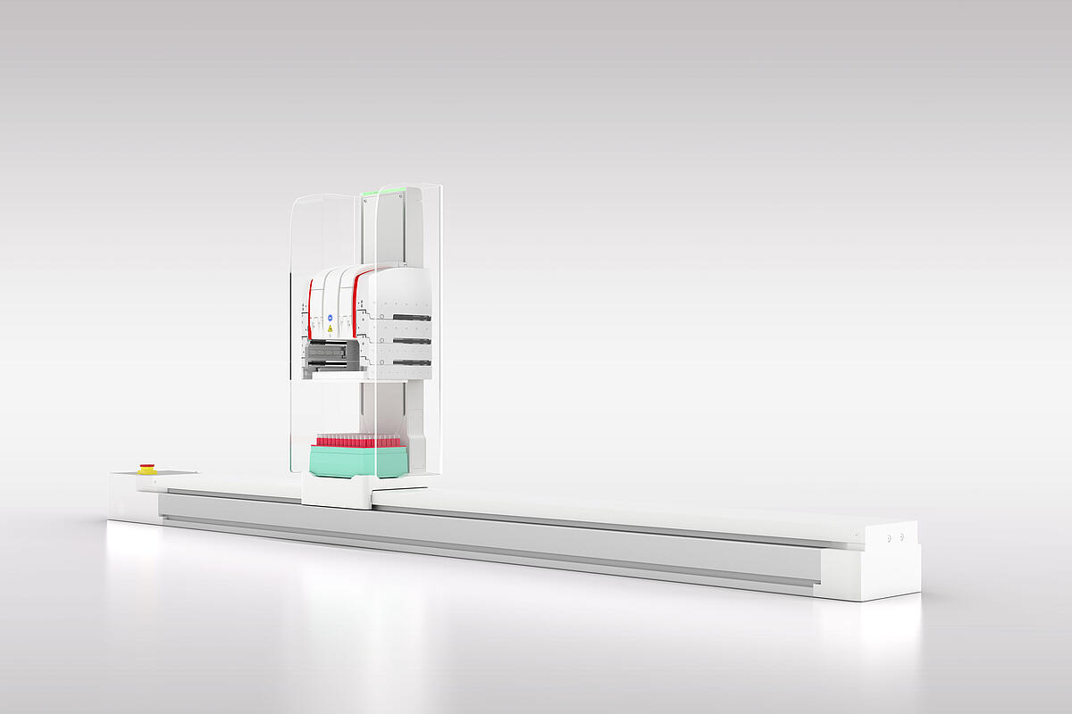 The CyBio Carry automation cobot. (Credit: Analytik Jena)